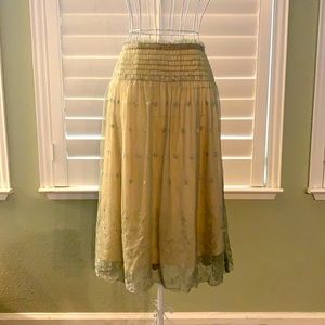 Max Studio Sage Green Skirt